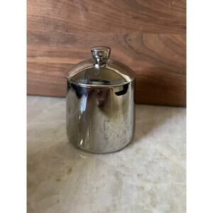 Frieling mirror finish stainless steel sugar bowl with lid
